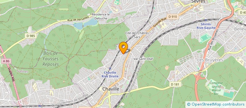 localisation de l'entreprise MONSIEUR NOUREDDINE ENNIOU à CHAVILLE
