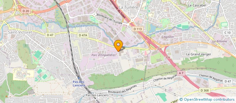 localisation de l'entreprise MONSIEUR NOUREDDINE FEZAI  SAINT-VICTORET