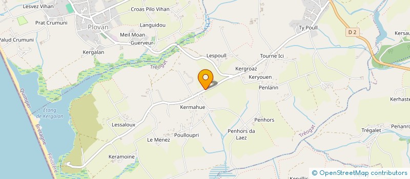 localisation de l'entreprise MONSIEUR NOUREDDINE FRIOUI  TREOGAT