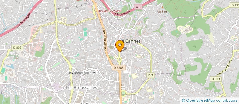 localisation de l'entreprise MONSIEUR NOUREDDINE GHERAIRI à LE CANNET