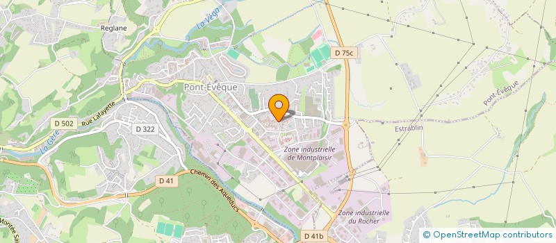 localisation de l'entreprise MONSIEUR NOUREDDINE GUEDDOURA  PONT-EVEQUE