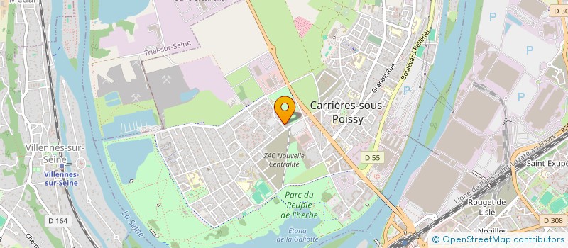 localisation de l'entreprise MONSIEUR NOUREDDINE GUERNICHE  CARRIERES-SOUS-POISSY