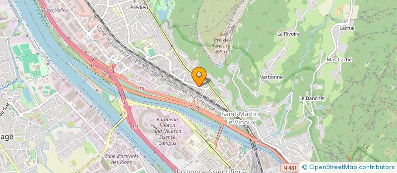 localisation de l'entreprise MONSIEUR NOUREDDINE HAMMADI  SAINT-MARTIN-LE-VINOUX