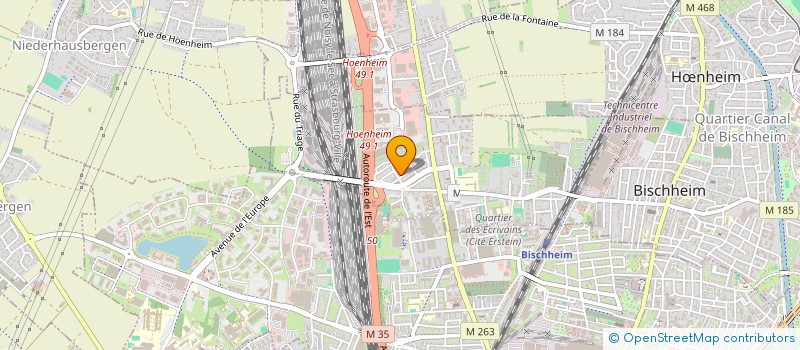 localisation de l'entreprise MONSIEUR NOUREDDINE HAMOUSSA  BISCHHEIM