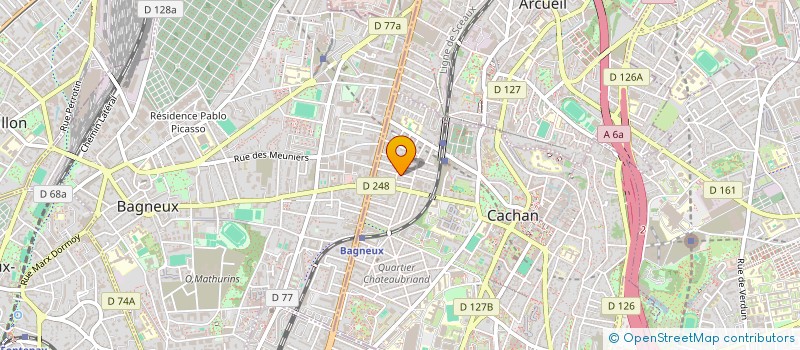 localisation de l'entreprise MONSIEUR NOUREDDINE HENKA à CACHAN