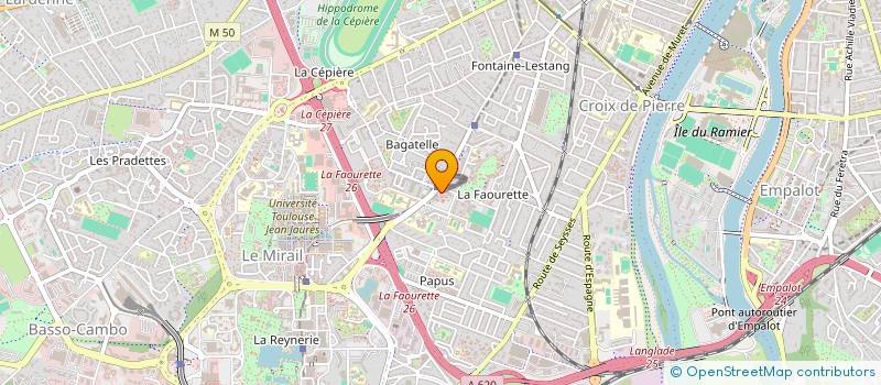 localisation de l'entreprise MONSIEUR NOUREDDINE ISSAAD  TOULOUSE