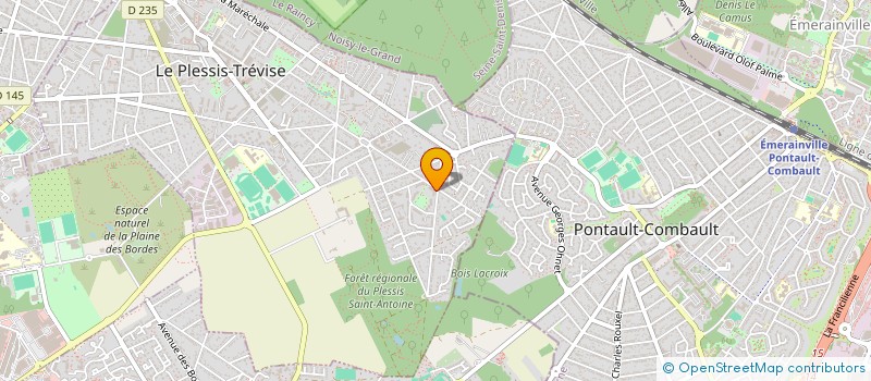 localisation de l'entreprise MONSIEUR NOUREDDINE IZRIK  LE PLESSIS-TREVISE