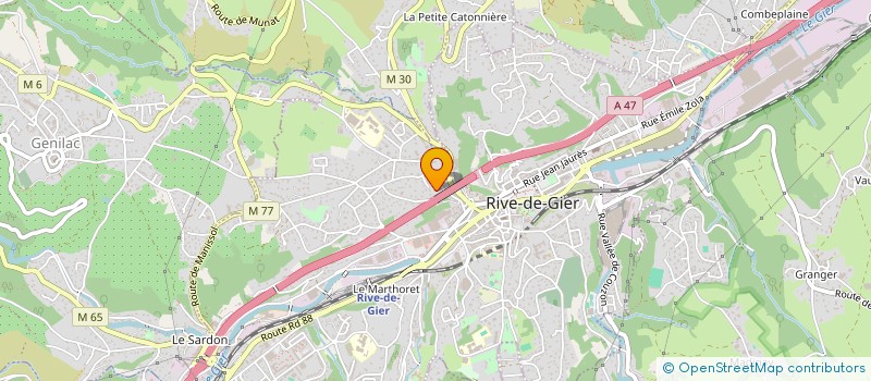 localisation de l'entreprise MONSIEUR NOUREDDINE JRAD à RIVE-DE-GIER