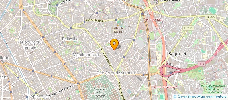 localisation de l'entreprise MONSIEUR NOUREDDINE KELILA  PARIS