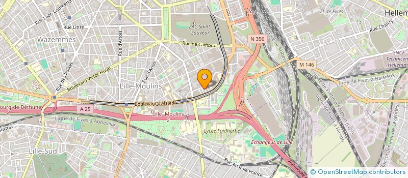 localisation de l'entreprise MONSIEUR NOUREDDINE KHELIFA à LILLE