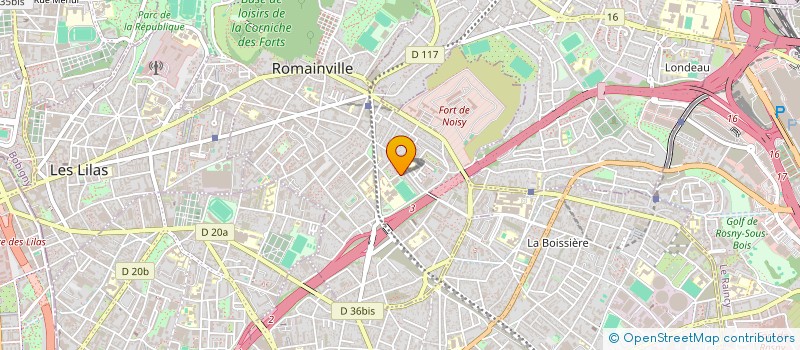 localisation de l'entreprise MONSIEUR NOUREDDINE KHELOUFI à ROMAINVILLE