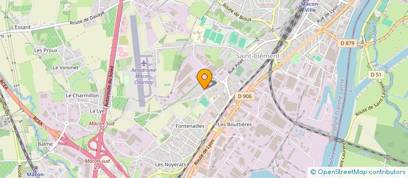 localisation de l'entreprise MONSIEUR NOUREDDINE KOULALI  CHARNAY-LES-MACON