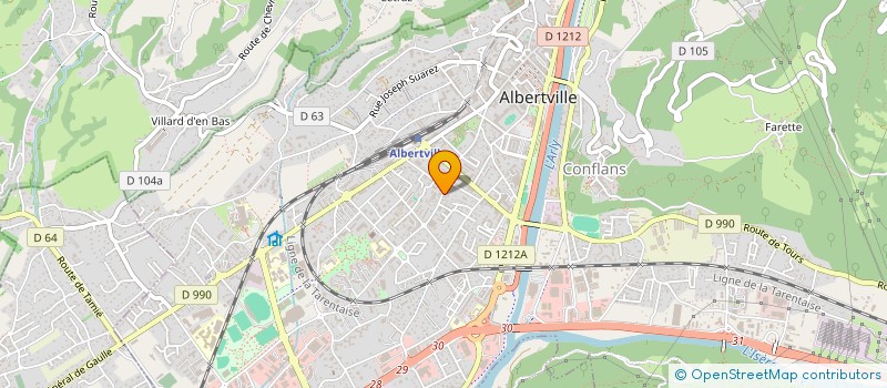 localisation de l'entreprise MONSIEUR NOUREDDINE LAMECHE  ALBERTVILLE