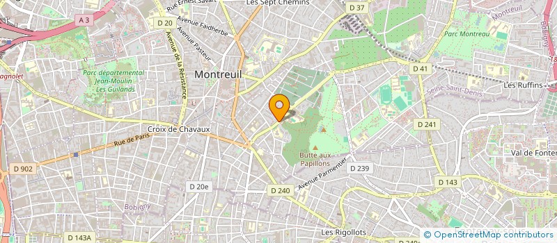 localisation de l'entreprise MONSIEUR NOUREDDINE M'HAMDI à MONTREUIL