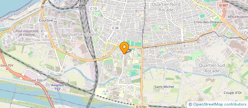 localisation de l'entreprise MONSIEUR NOUREDDINE MAADOUL  AVIGNON