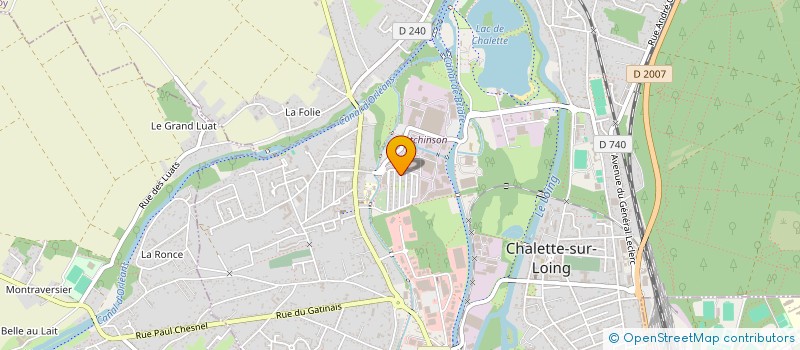 localisation de l'entreprise MONSIEUR NOUREDDINE MAAROUF  CHALETTE-SUR-LOING