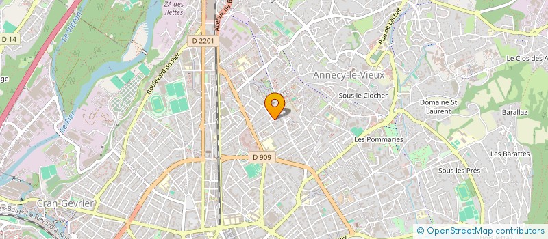 localisation de l'entreprise MONSIEUR NOUREDDINE MALLEM à ANNECY