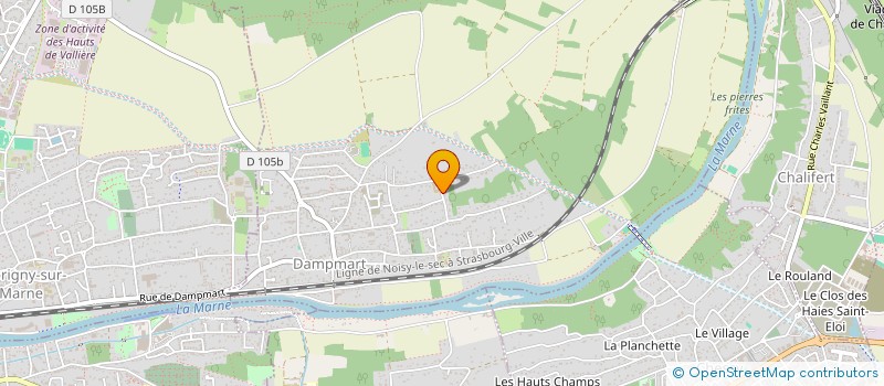 localisation de l'entreprise MONSIEUR NOUREDDINE MERADI  DAMPMART