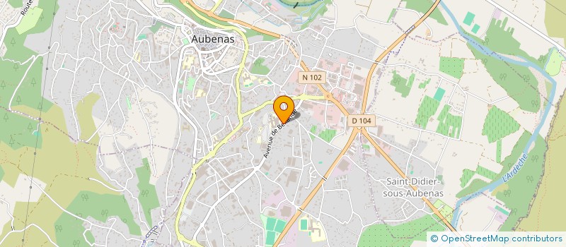 localisation de l'entreprise MONSIEUR NOUREDDINE MERZOUG à AUBENAS
