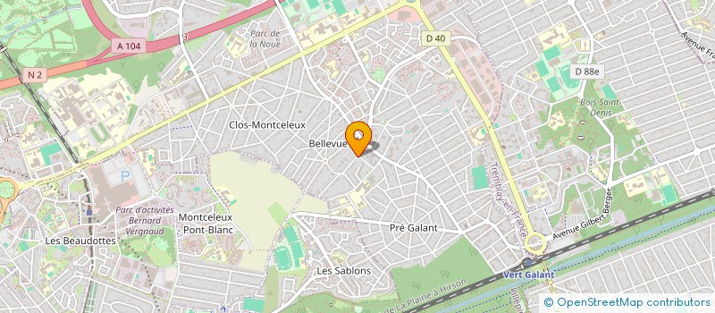 localisation de l'entreprise MONSIEUR NOUREDDINE MEZDARI à VILLEPINTE