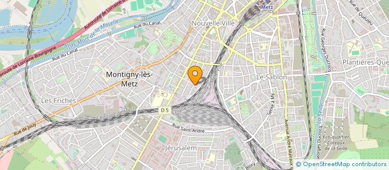 localisation de l'entreprise MONSIEUR NOUREDDINE MEZMEZ  METZ