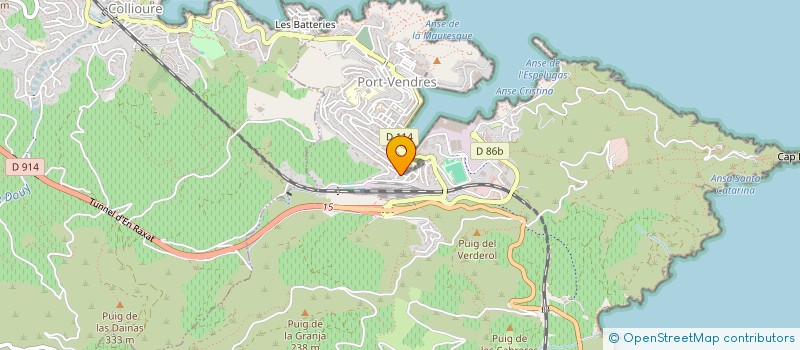 localisation de l'entreprise MONSIEUR NOUREDDINE MILOUDI  PORT-VENDRES