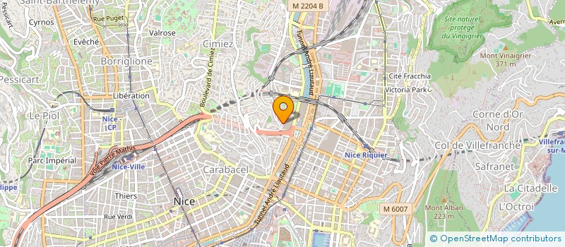 localisation de l'entreprise MONSIEUR NOUREDDINE NASRALLAH à NICE