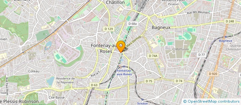 localisation de l'entreprise MONSIEUR NOUREDDINE NEFFATI à FONTENAY AUX ROSES