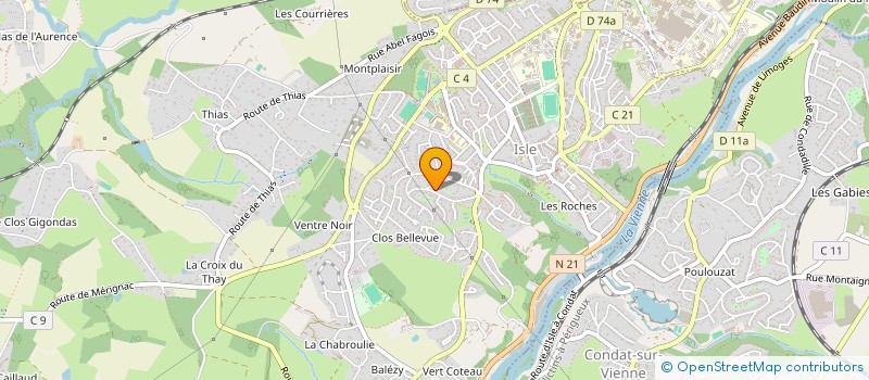 localisation de l'entreprise MONSIEUR NOUREDDINE OUICI  ISLE