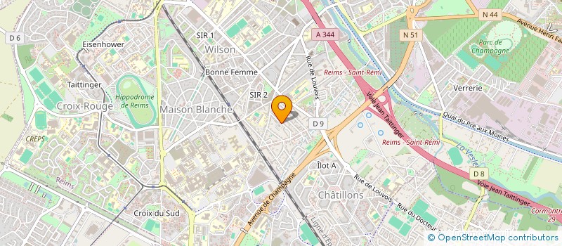 localisation de l'entreprise MONSIEUR NOUREDDINE RAZZARI  REIMS