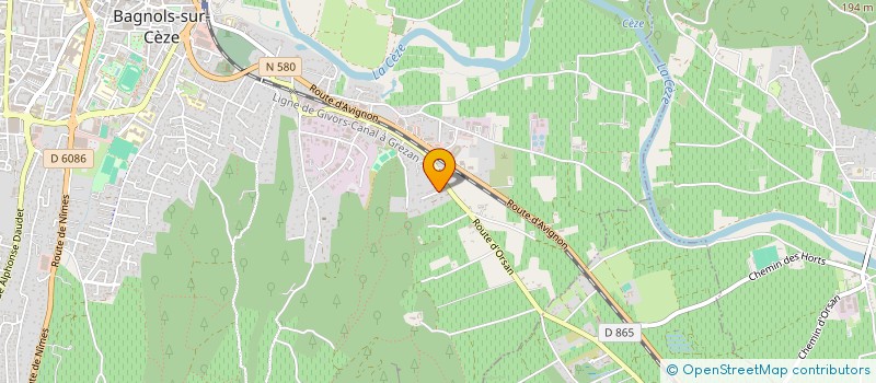 localisation de l'entreprise MONSIEUR NOUREDDINE SOUBAI à BAGNOLS-SUR-CEZE