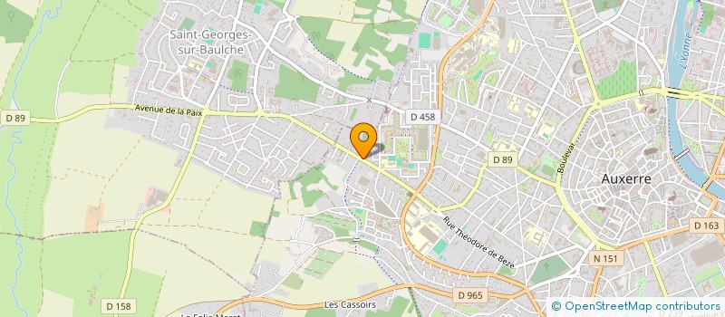 localisation de l'entreprise MONSIEUR NOUREDDINE TABIT à AUXERRE
