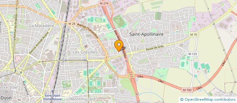 localisation de l'entreprise MONSIEUR NOUREDDINE TOUMI à DIJON