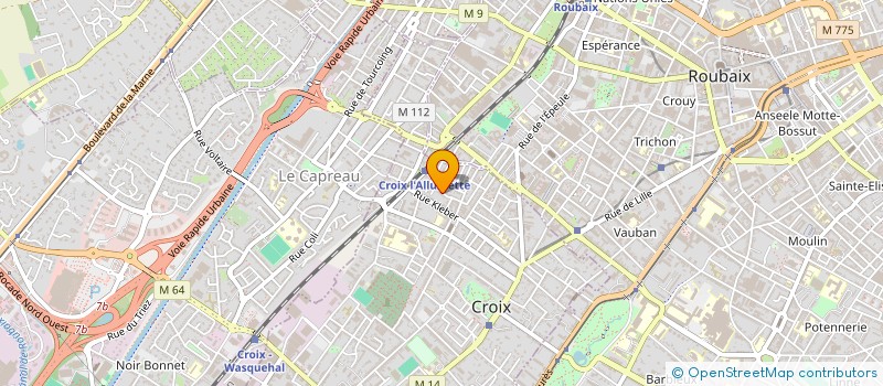 localisation de l'entreprise MONSIEUR NOUREDDINE TOUTOUHI  CROIX