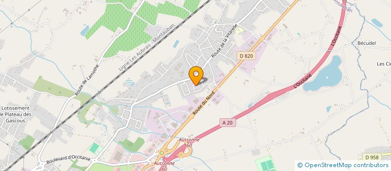 localisation de l'entreprise MONSIEUR NOUREDIN OUALAOUCH à MONTAUBAN