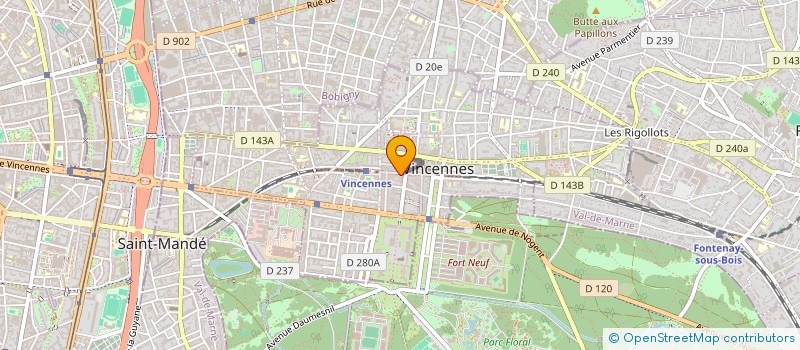 localisation de l'entreprise MONSIEUR NOUREDINE AIT GOUGAM  VINCENNES