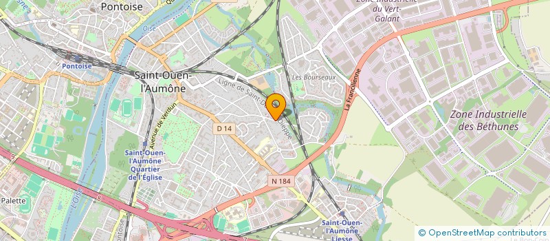 localisation de l'entreprise MONSIEUR NOUREDINE ALILICHE à SAINT-OUEN-L'AUMONE