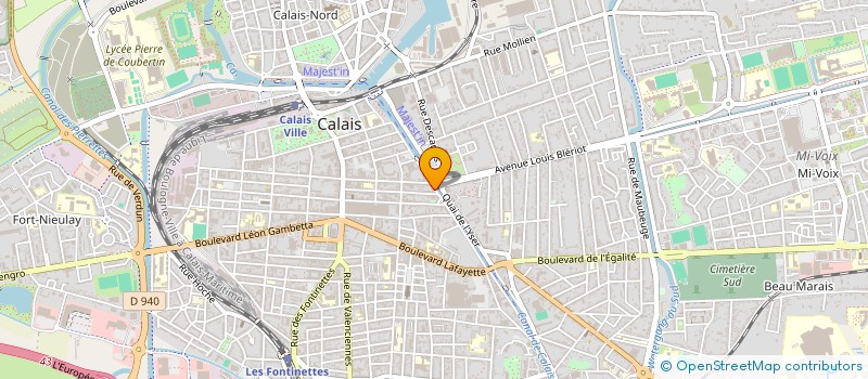 localisation de l'entreprise MONSIEUR NOUREDINE ARABAH  CALAIS