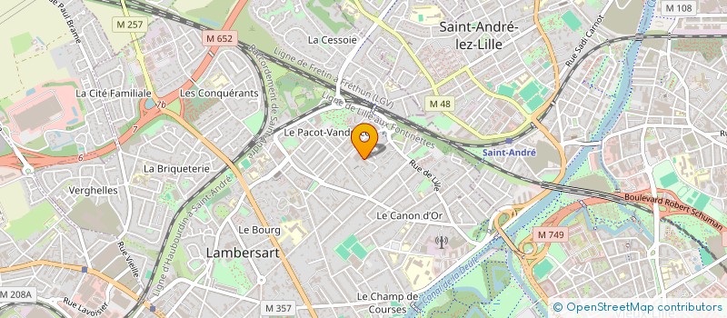 localisation de l'entreprise MONSIEUR NOUREDINE BODO à LAMBERSART