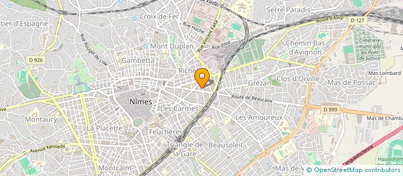 localisation de l'entreprise MONSIEUR NOUREDINE BOULAHDID  NIMES