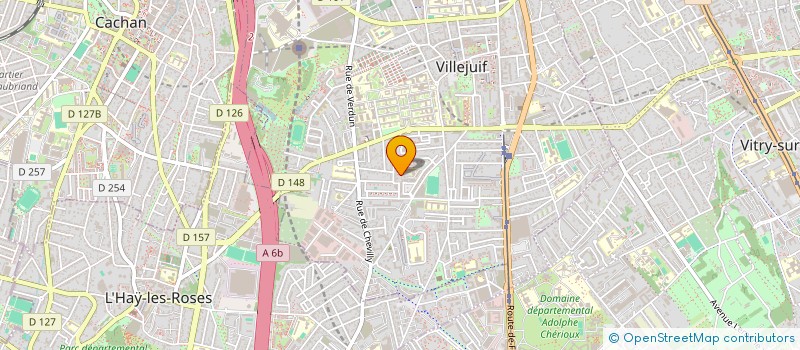 localisation de l'entreprise MONSIEUR NOUREDINE CHALAL à VILLEJUIF