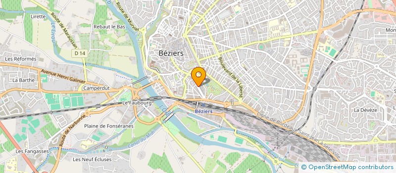 localisation de l'entreprise MONSIEUR NOUREDINE EL YAAGOUBI  BEZIERS