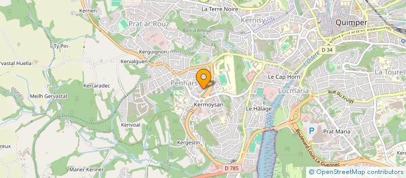 localisation de l'entreprise MONSIEUR NOUREDINE GLAI à QUIMPER