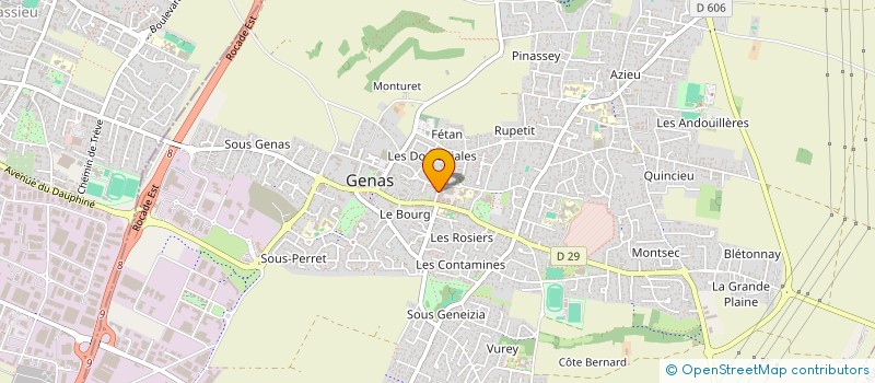 localisation de l'entreprise MONSIEUR NOUREDINE GUELAI à GENAS