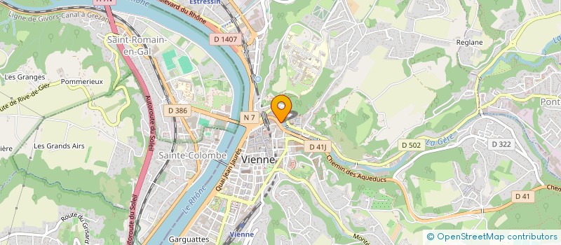 localisation de l'entreprise MONSIEUR NOUREDINE HAROUD à VIENNE