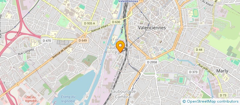 localisation de l'entreprise MONSIEUR NOUREDINE HELHAL  VALENCIENNES