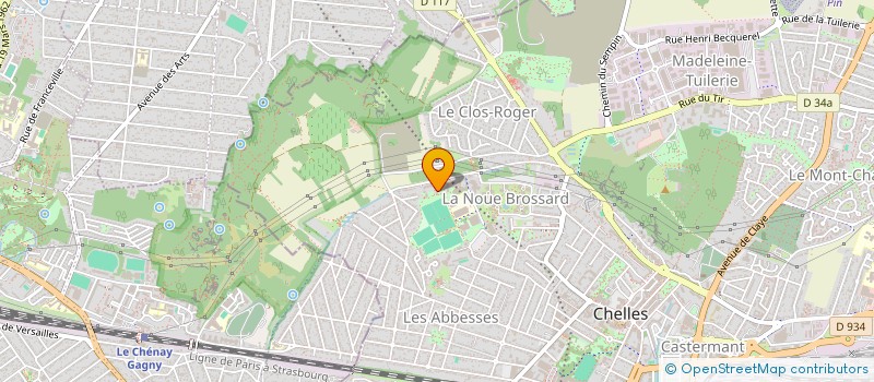 localisation de l'entreprise MONSIEUR NOUREDINE HELLOU  CHELLES