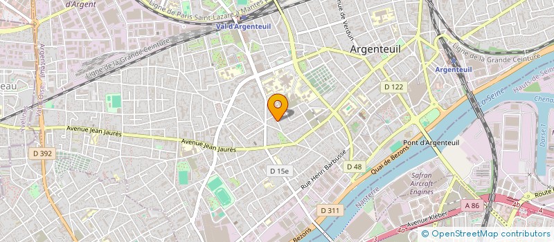 localisation de l'entreprise MONSIEUR NOUREDINE KHALID  ARGENTEUIL