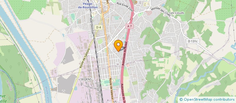 localisation de l'entreprise MONSIEUR NOUREDINE LOUCHENE  ROUSSILLON