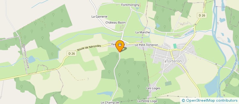 localisation de l'entreprise MONSIEUR NOUREDINE RAYANI  MENETOU-COUTURE